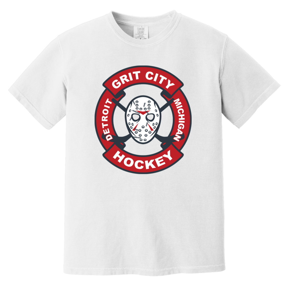 Grit City Hockey - Full Color Vintage Washed T-Shirt