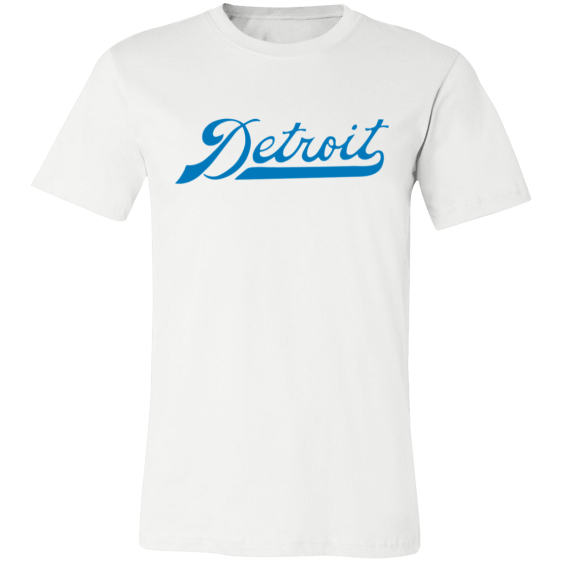 Detroit Football Script - Blue Unisex Classic T-Shirt