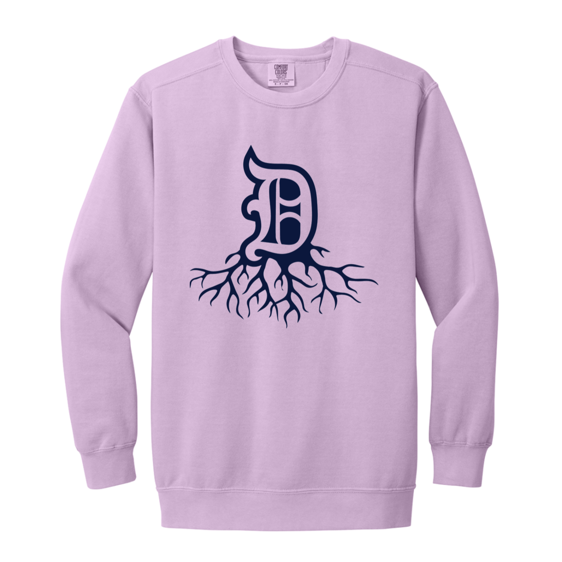 Detroit Roots - Navy Vintage Wash Crewneck Sweatshirt