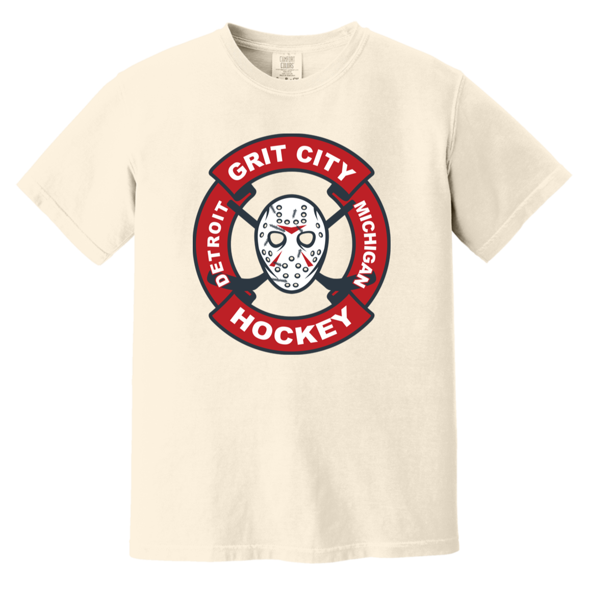 Grit City Hockey - Full Color Vintage Washed T-Shirt