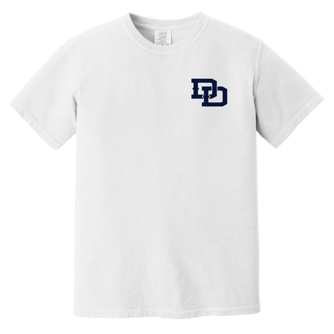 All Over Logos F - Navy Vintage Wash T-Shirt