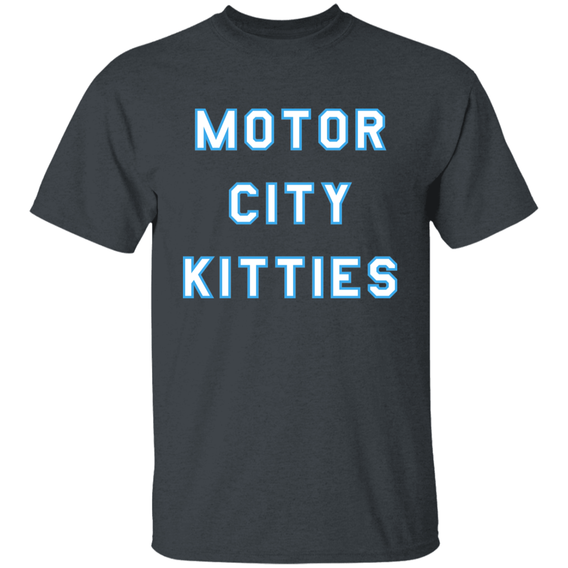 Motor City Kitties - White + Light Blue Kids Unisex Classic T-Shirt