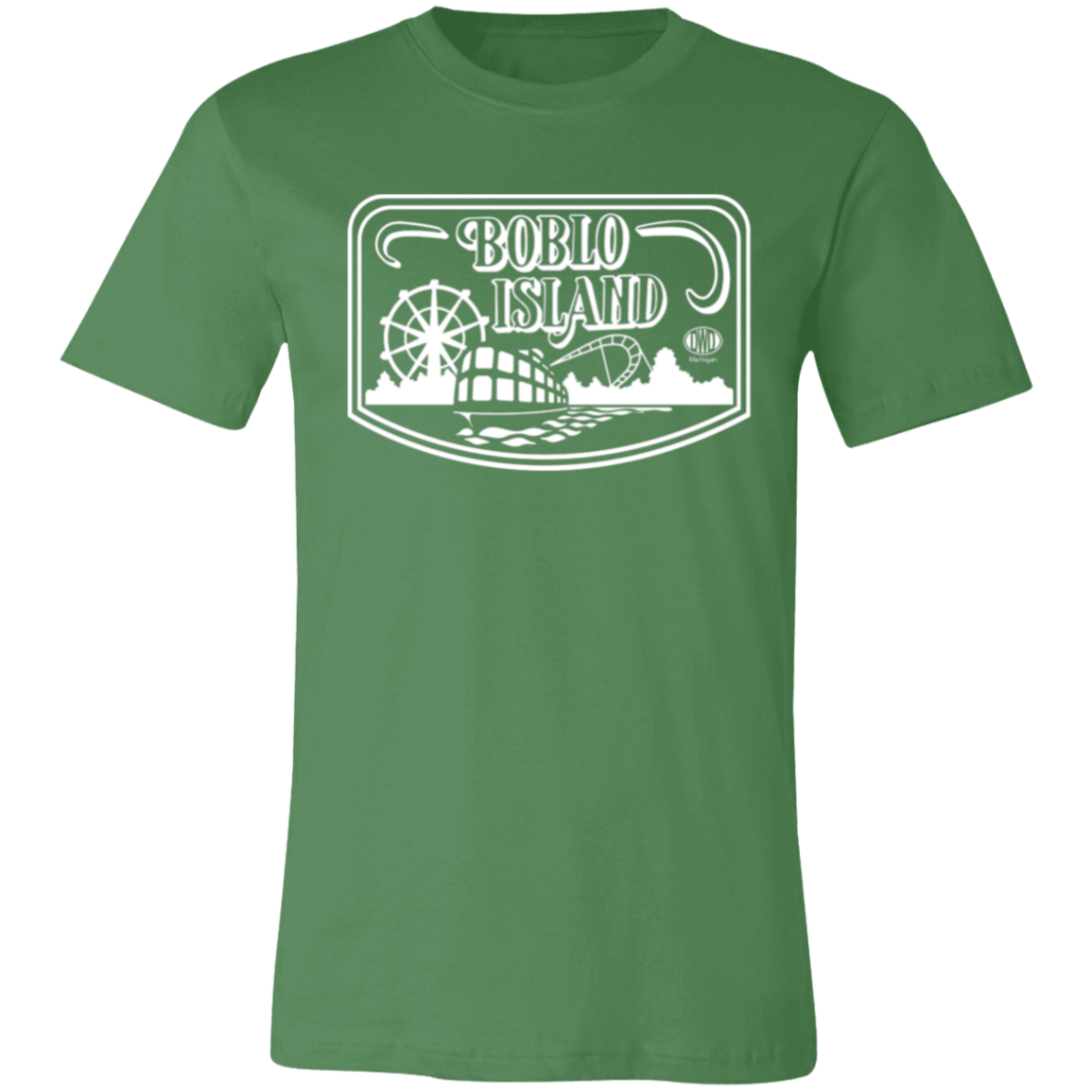 Boblo Island Logo - White Unisex Classic T-Shirt