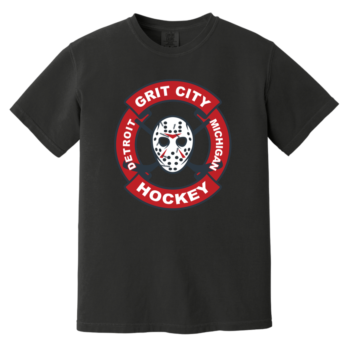 Grit City Hockey - Full Color Vintage Washed T-Shirt