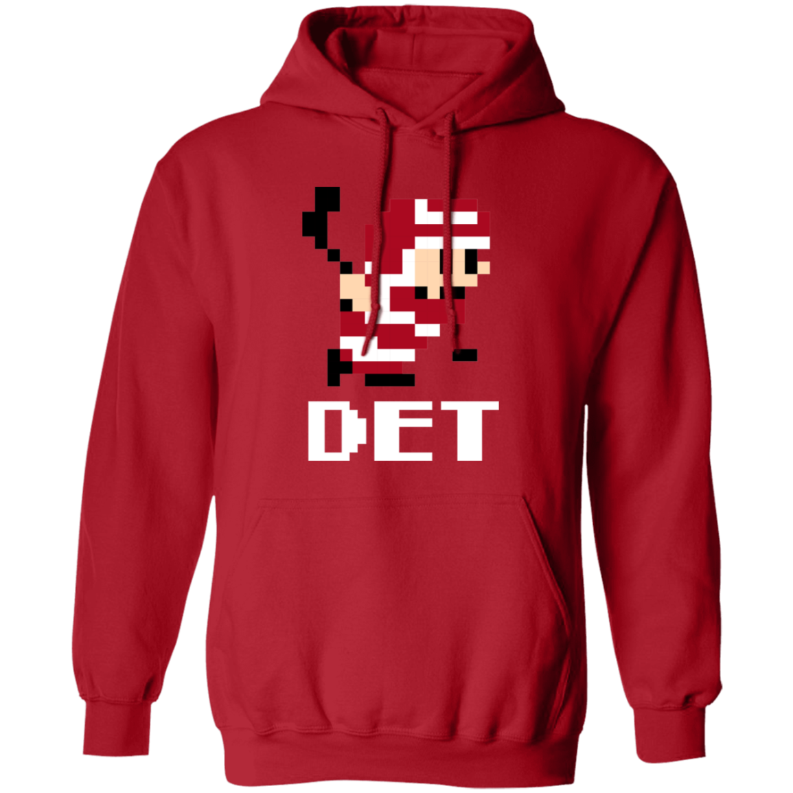 8bit Det Hockey - White Classic Unisex Hoodie