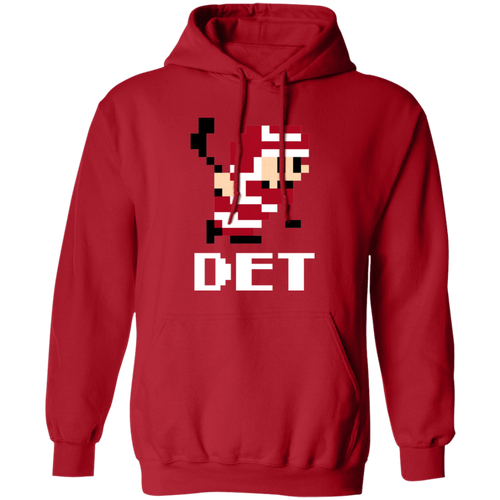 8bit Det Hockey - White Classic Unisex Hoodie