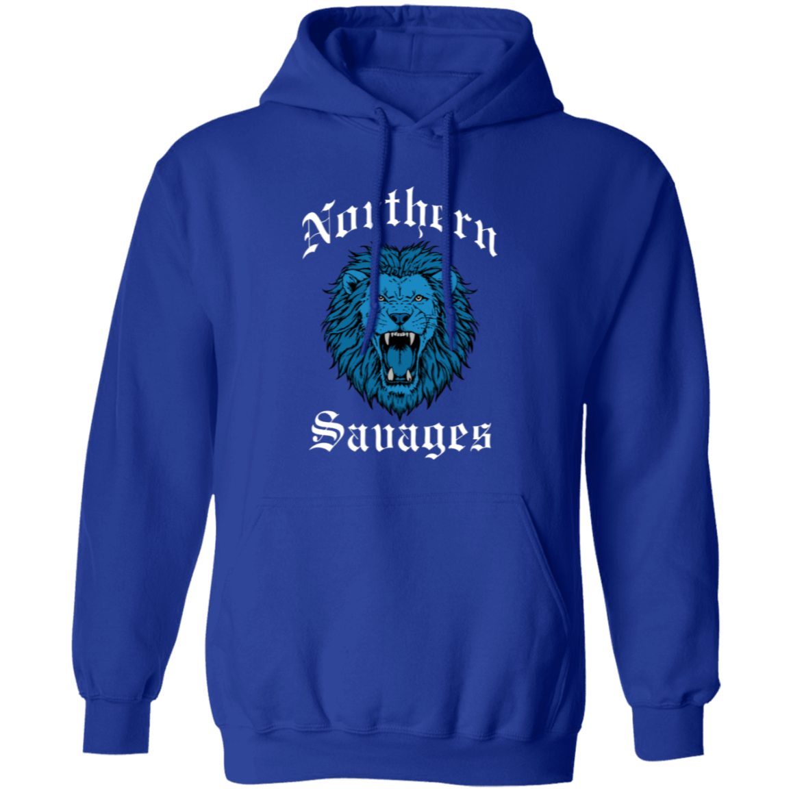 Northern Savages - Honolulu Blue + White Classic Unisex Hoodie