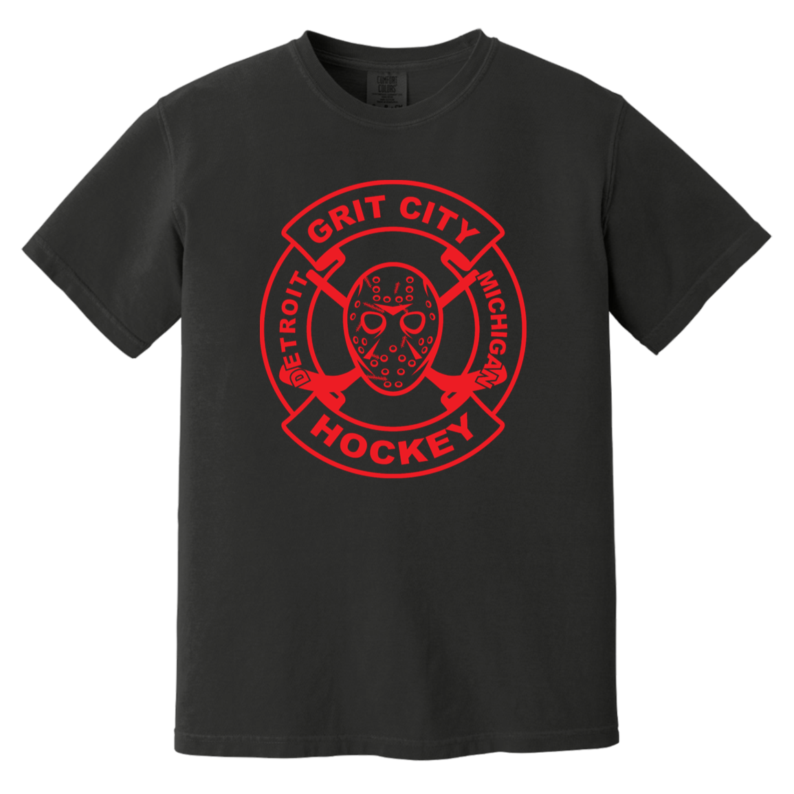 Grit City Hockey - Red Vintage Washed T-Shirt