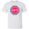 8Bit Detroit Basketball - Red Kids Unisex Classic T-Shirt
