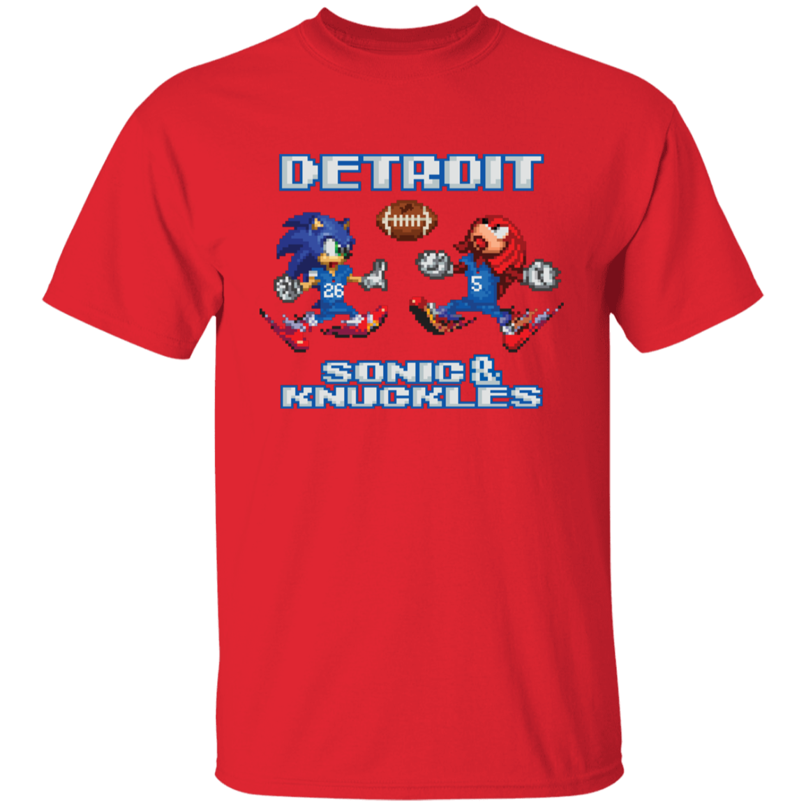 Sonic and Knuckles - Football Kids Unisex Classic T-Shirt