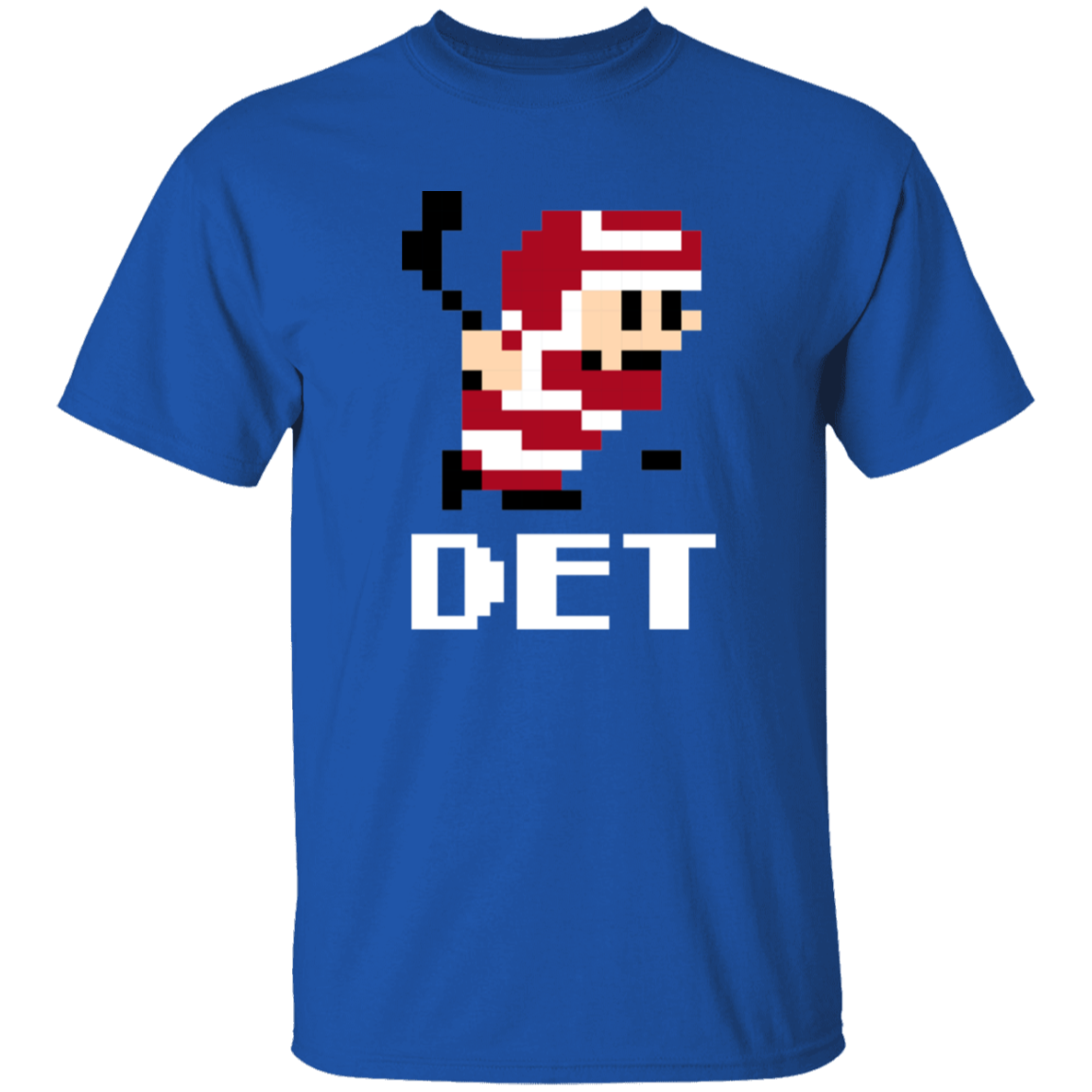 8bit Det Hockey - White Kids Unisex Classic T-Shirt
