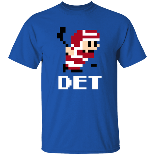 8bit Det Hockey - White Kids Unisex Classic T-Shirt