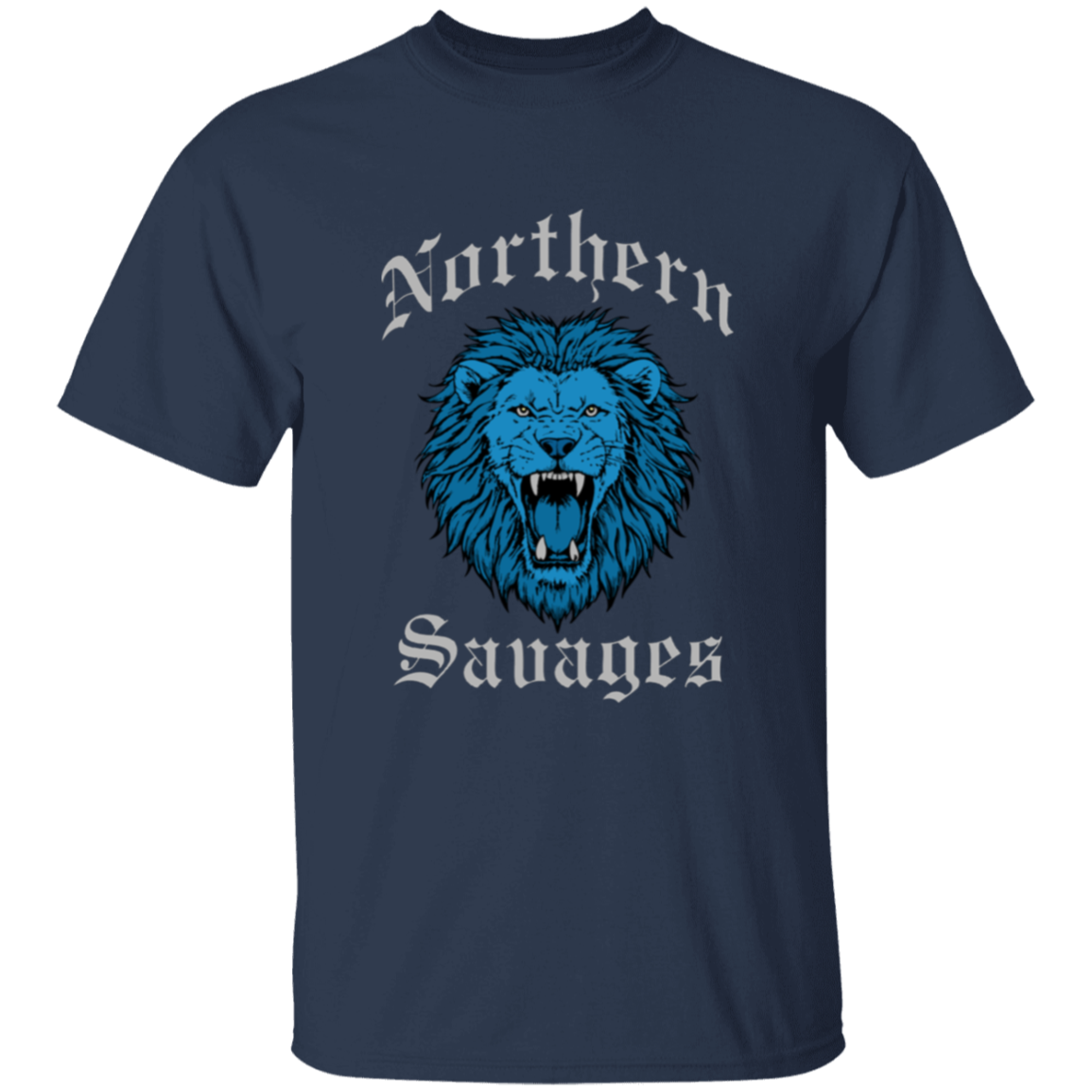 Northern Savages - Honolulu Blue + Silver Kids Unisex Classic T-Shirt