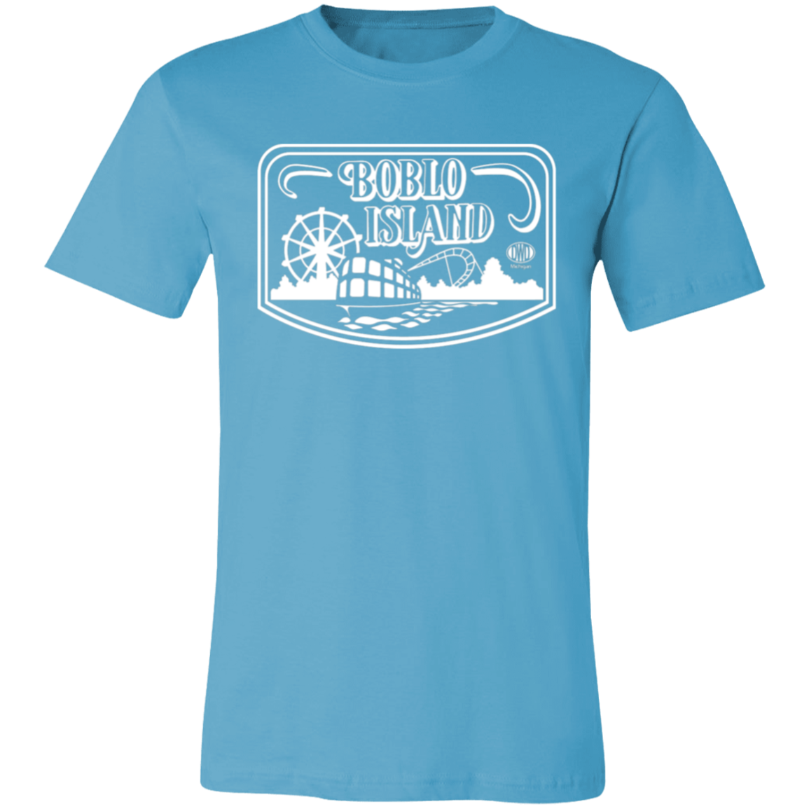 Boblo Island Logo - White Unisex Classic T-Shirt