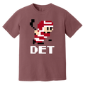 8bit Det Hockey - White Vintage Wash T-Shirt