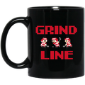 8bit Grind Line - Red Black Mug