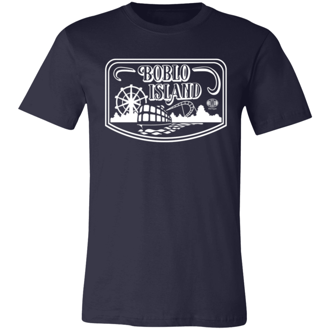 Boblo Island Logo - White Unisex Classic T-Shirt