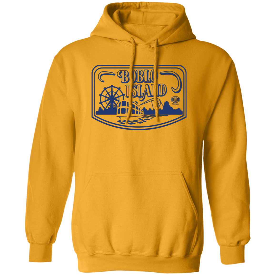 Boblo Island Logo - Blue Unisex Classic Hoodie