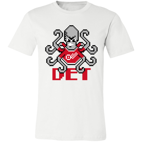 8bit Det Octopus - Red Unisex Classic T-Shirt