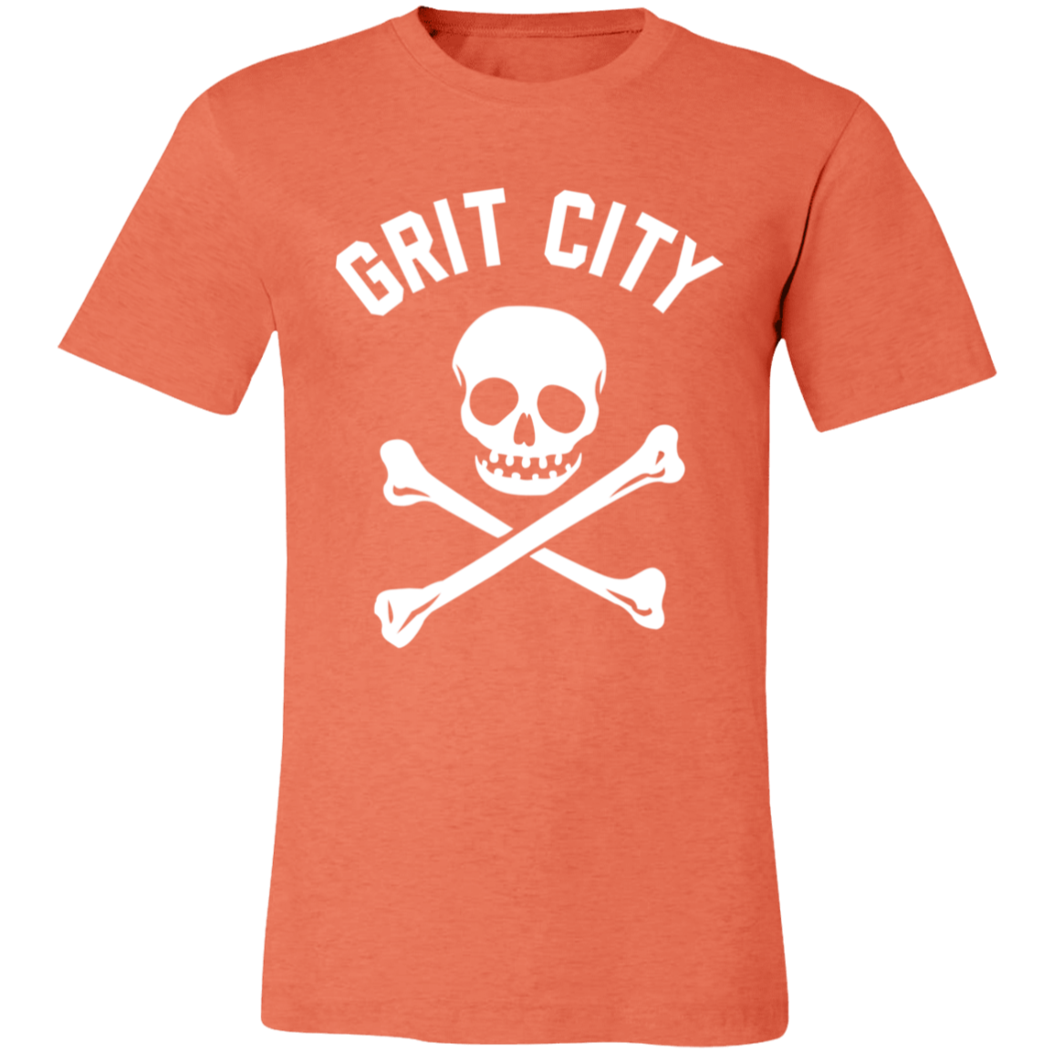 Grit City Cross Bones - White Unisex Classic T-Shirt