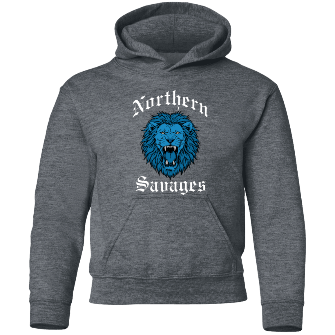 Northern Savages - Honolulu Blue + White Kids Unisex Classic Hoodie