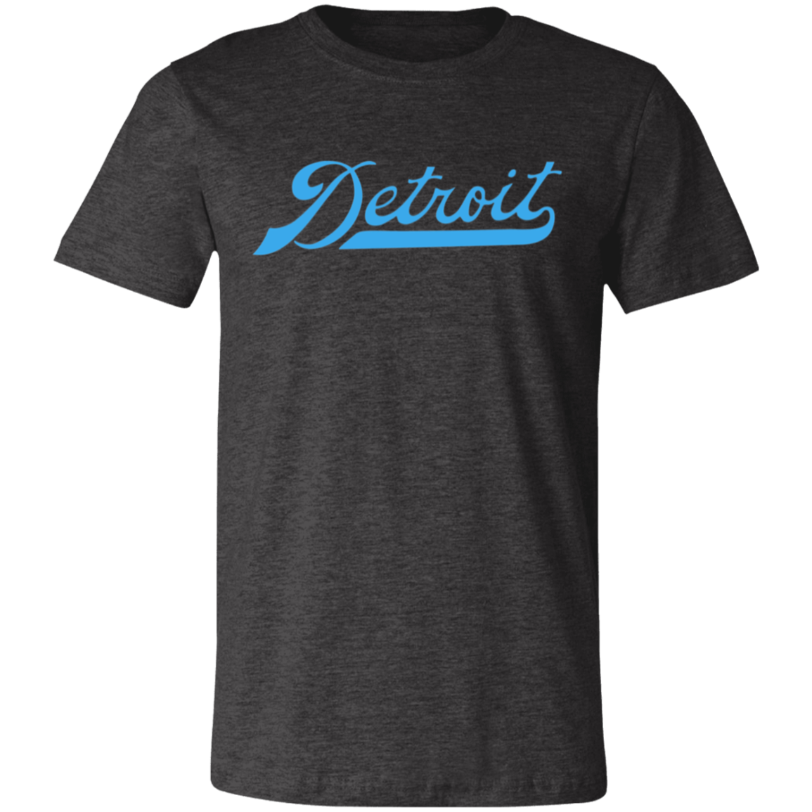 Detroit Football Script - Light Blue Unisex Classic T-Shirt