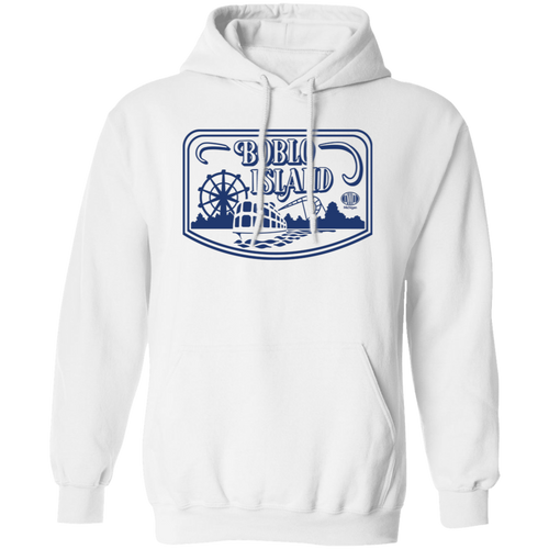 Boblo Island Logo - Blue Unisex Classic Hoodie