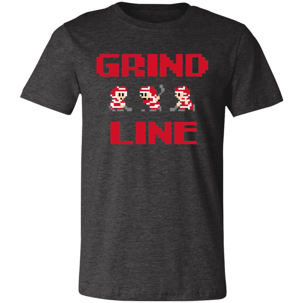 8bit Grind Line - Red Unisex Classic T-Shirt