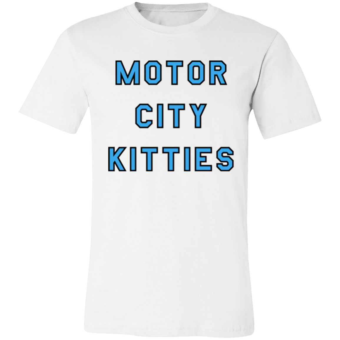 Motor City Kitties - Light Blue + Black Unisex Classic T-Shirt