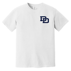 All Over Logos F - Navy Vintage Wash T-Shirt