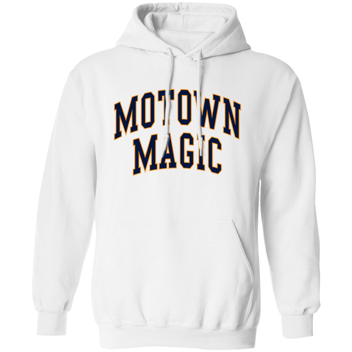 Motown Magic - Navy Orange Unisex Pullover Hoodie