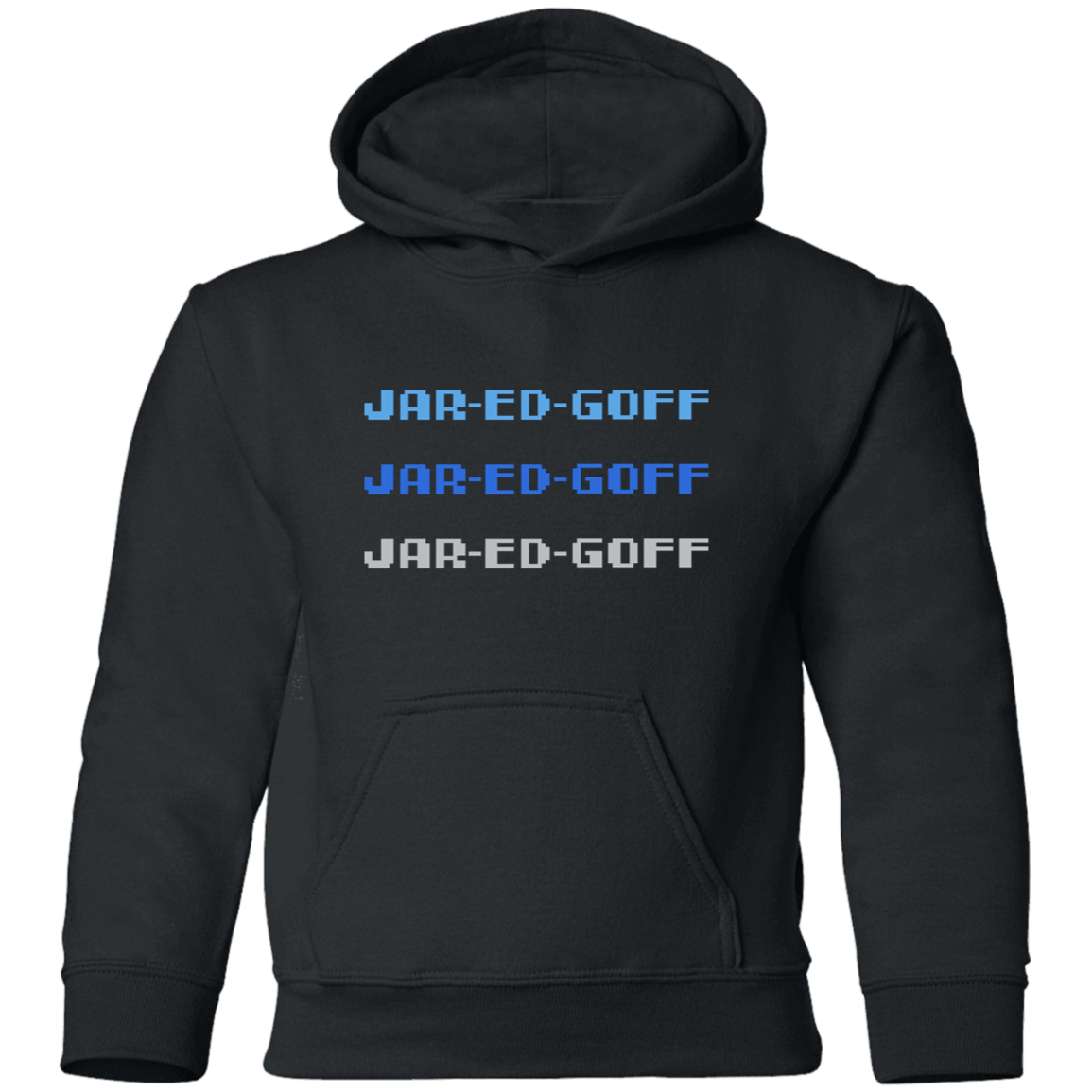 Detroit Chant - Blue + Grey Kids Unisex Classic Hoodie