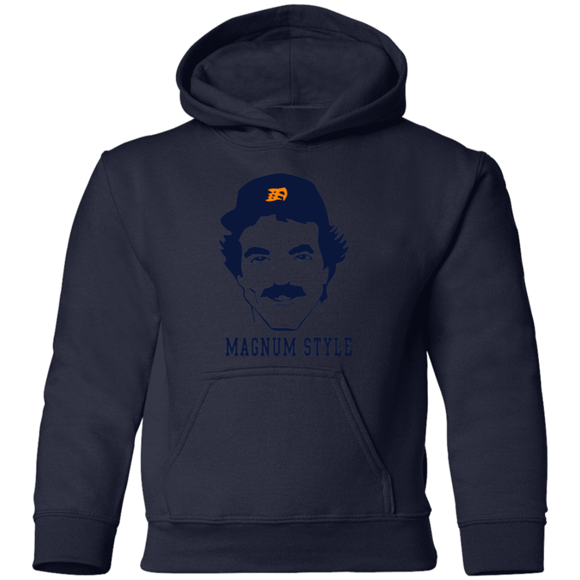 Magnum Style - Navy Kids Unisex Classic Hoodie