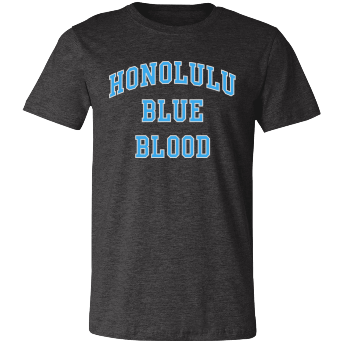Honolulu Blue Blood - Light Blue + Silver Unisex Classic T-Shirt