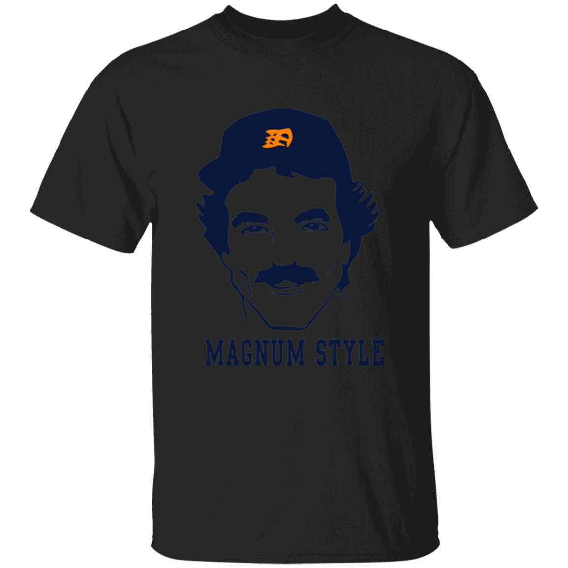 Magnum Style - Navy Kids Unisex Classic T-Shirt