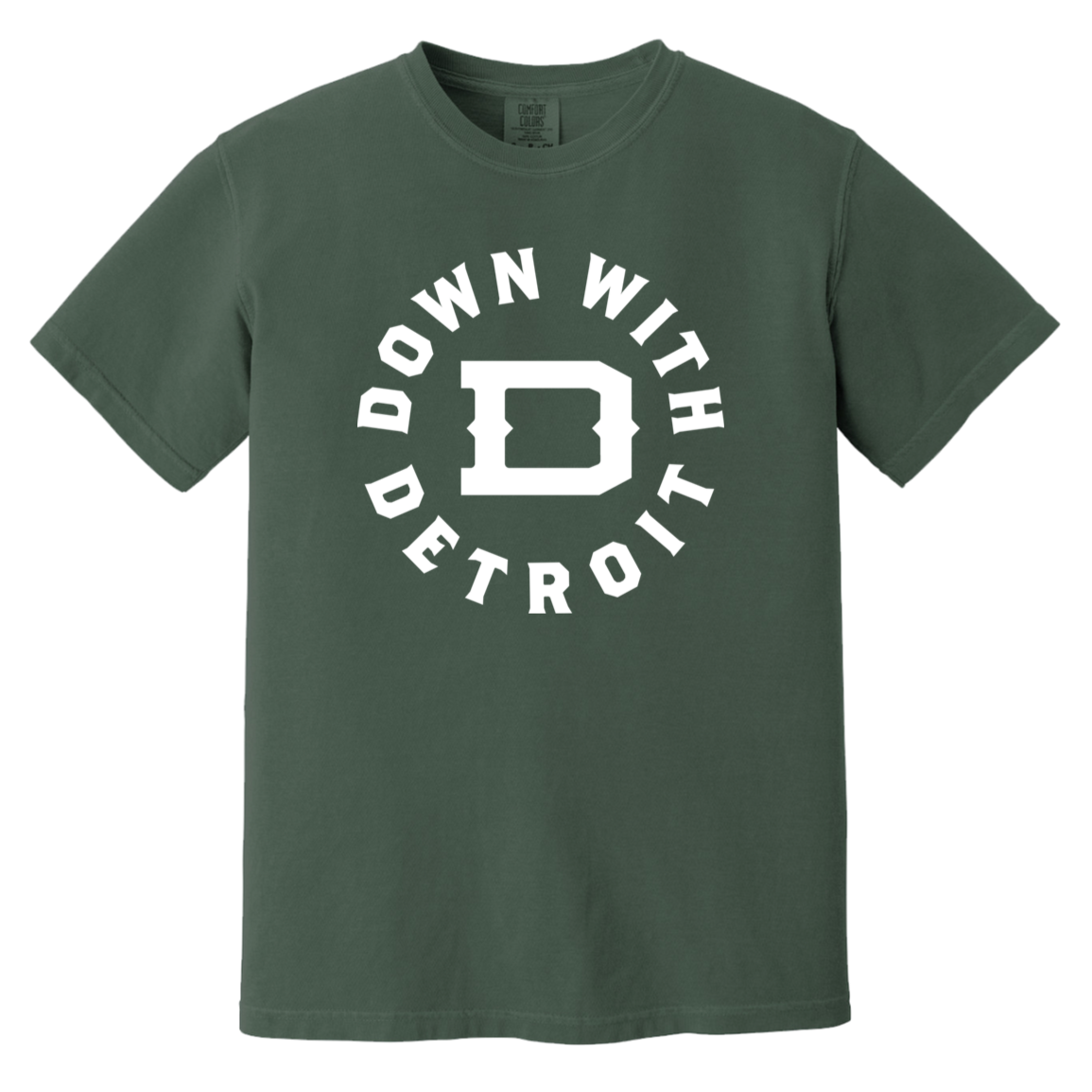DWD Seal - White Vintage Wash T-Shirt
