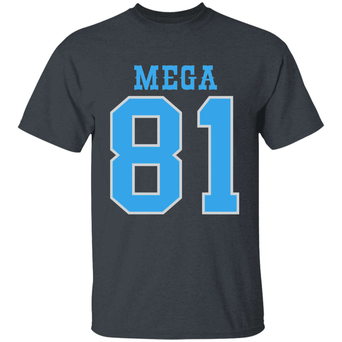 Detroit Football Number 81 - Light Blue + Silver Kids Unisex Classic T-Shirt