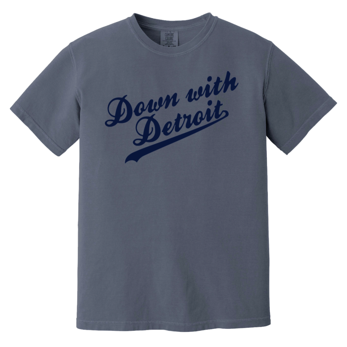 DWD Script - Navy Vintage Wash T-Shirt
