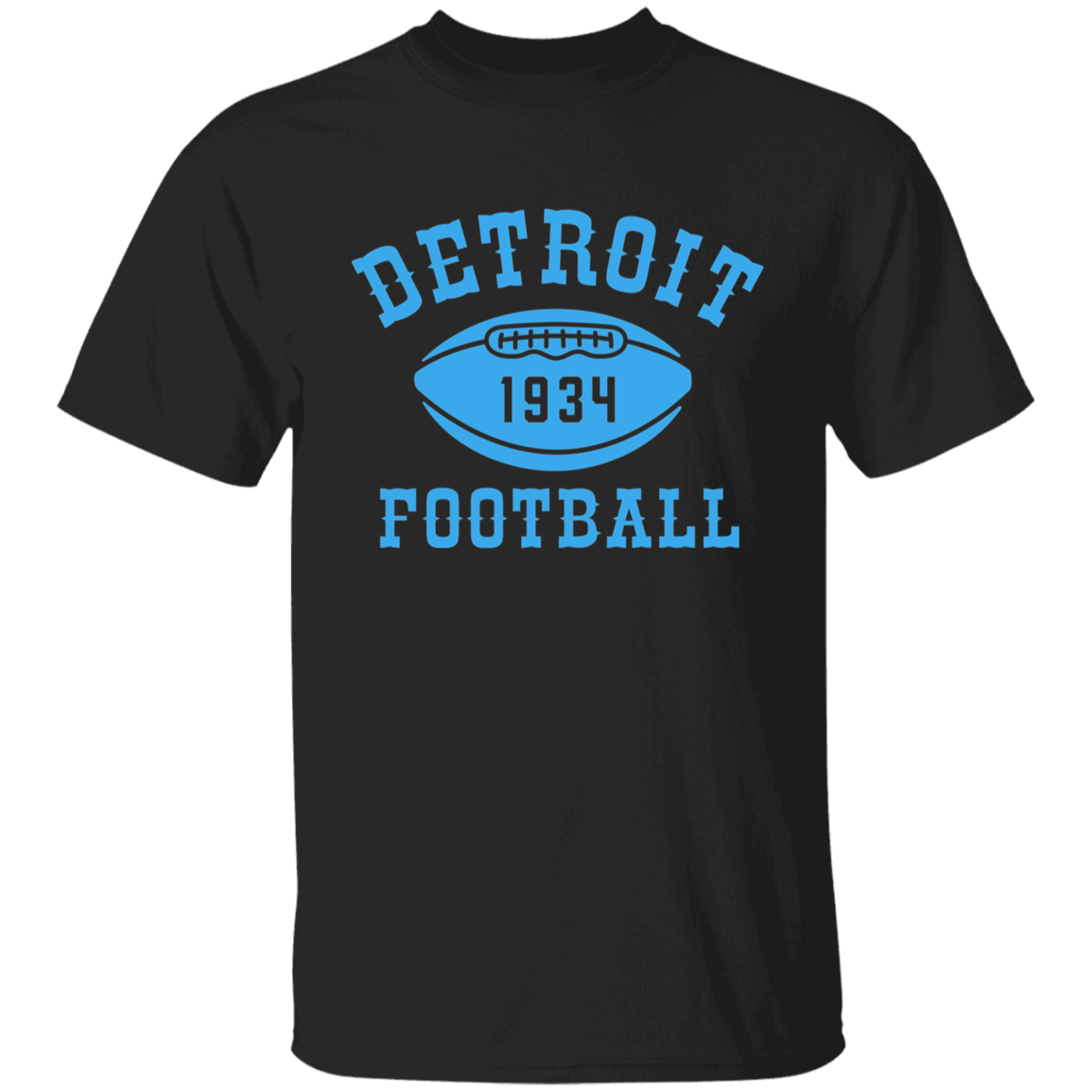 Detroit Football Club - Light Blue Kids Unisex Classic T-Shirt