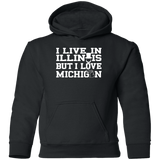 Live Illinois Love Michigan