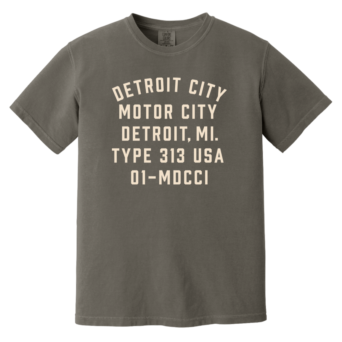 Detroit Work - Ivory Vintage Wash T-Shirt