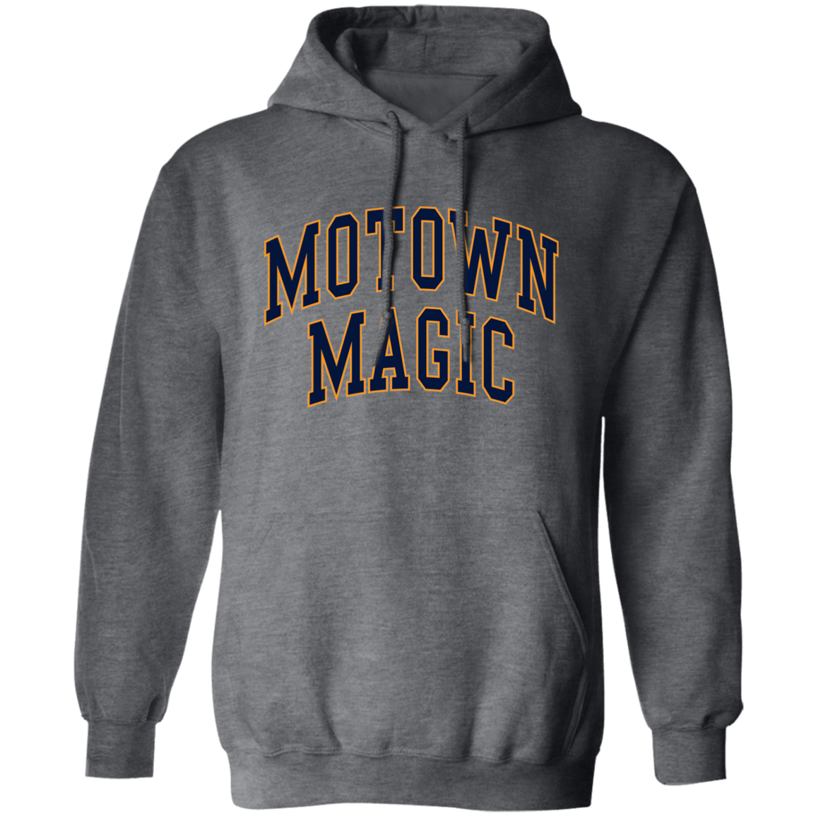 Motown Magic - Navy Orange Unisex Pullover Hoodie
