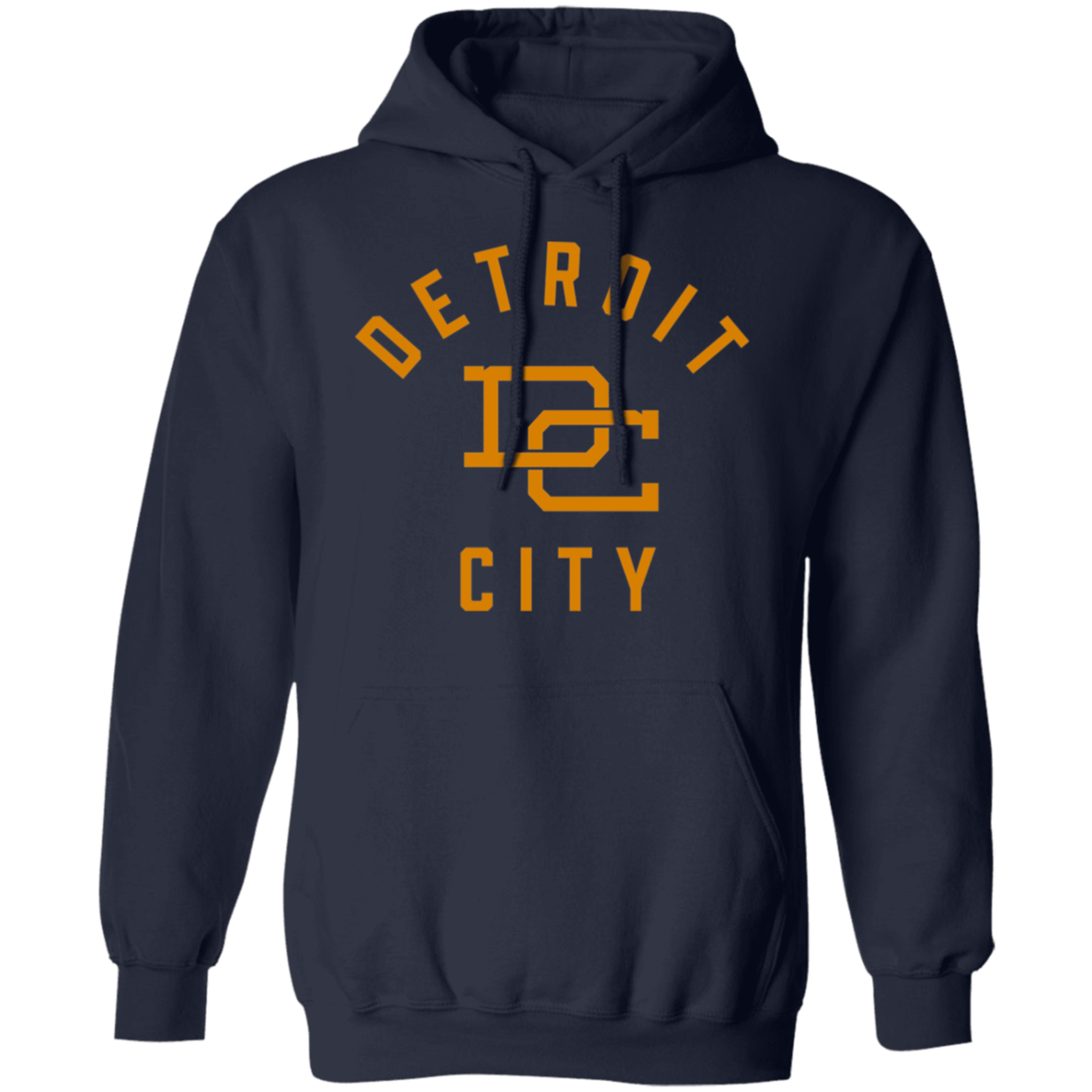 Detroit DC - Vintage Gold Unisex Classic Hoodie