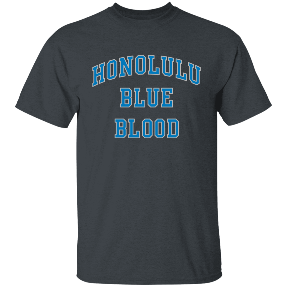 Honolulu Blue Blood - Blue + Silver Kids Unisex Classic T-Shirt