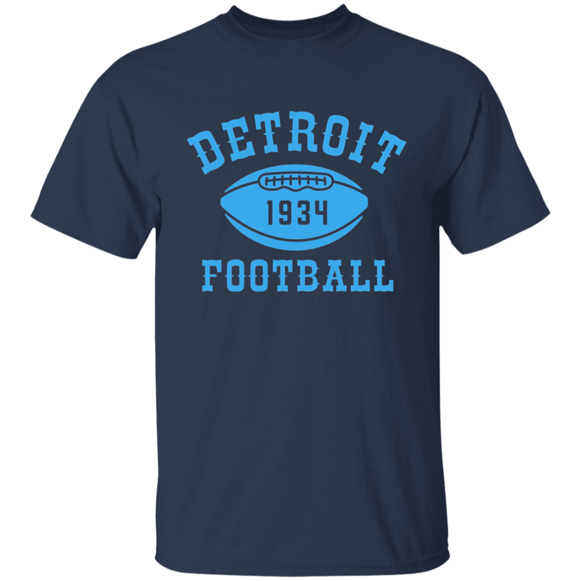 Detroit Football Club - Light Blue Kids Unisex Classic T-Shirt