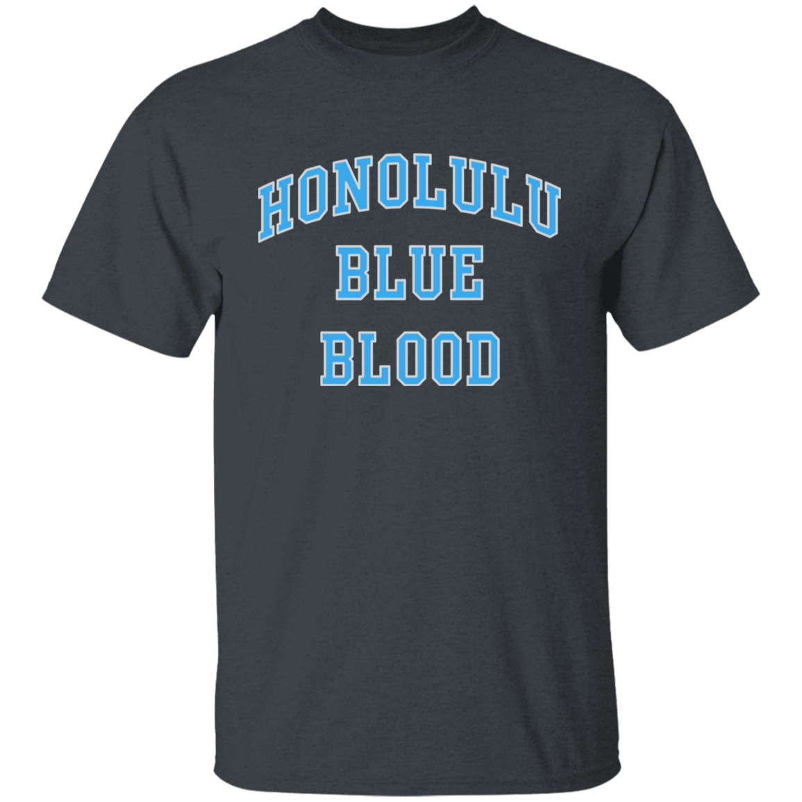 Honolulu Blue Blood - Light Blue + Silver Kids Unisex Classic T-Shirt