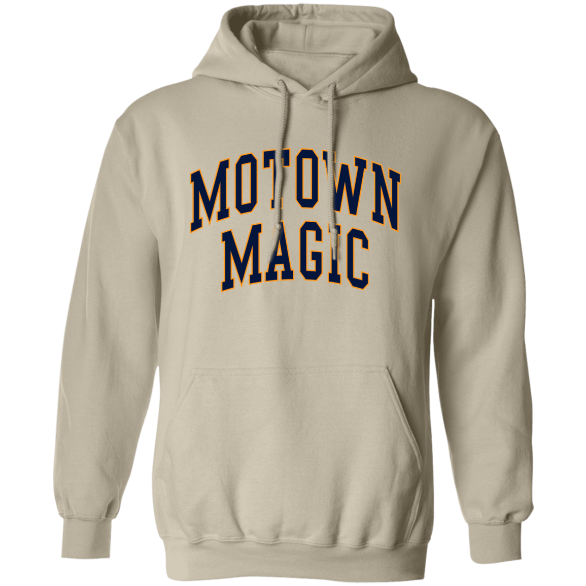 Motown Magic - Navy Orange Unisex Pullover Hoodie