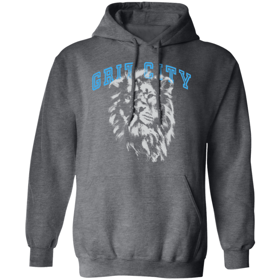Grit City - Silver + Light Blue Classic Unisex Hoodie