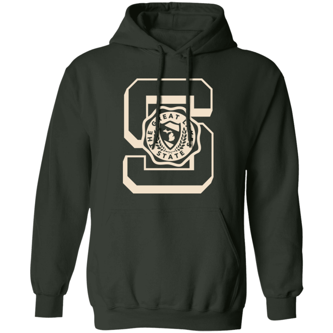 Michigan Big S - Ivory Unisex Classic Hoodie