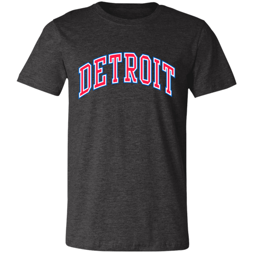 Detroit Basketball Arch - Red Unisex Classic T-Shirt